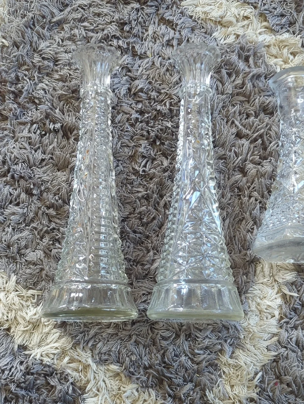 Wexford Bud Vases By Anchor Hocking Clear Glass Bud Vases Set of 4